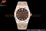 Audemars Piguet - Royal Oak Ladies 67650OR 33mm RG/RG Brn/Stk ZF Swiss Qtz