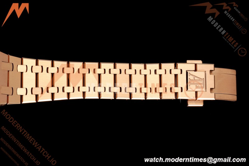 Audemars Piguet - Royal Oak Ladies 77450OR 34mm RG/RG Pink Dial 8F A5800