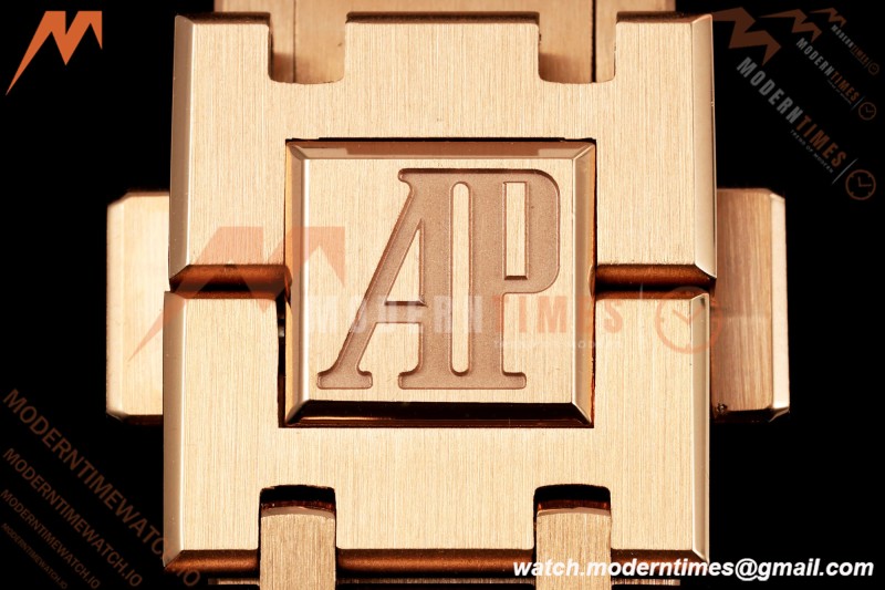 Audemars Piguet - Royal Oak Ladies 77450OR 34mm RG/RG Pink Dial 8F A5800