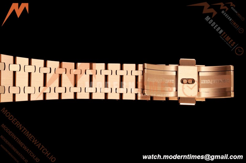 Audemars Piguet - Royal Oak Ladies 77450OR 34mm RG/RG Pink Dial 8F A5800