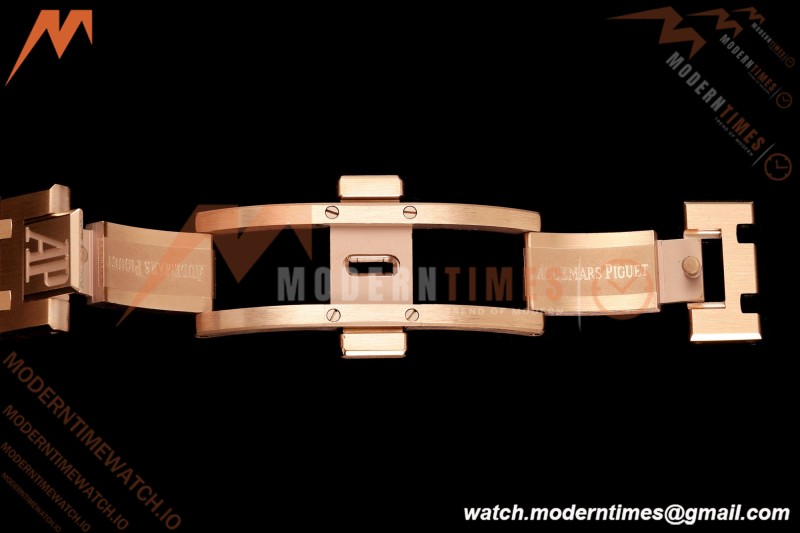Audemars Piguet - Royal Oak Ladies 77450OR 34mm RG/RG Pink Dial 8F A5800