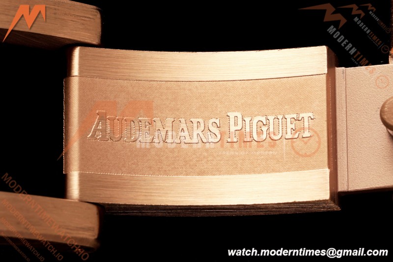 Audemars Piguet - Royal Oak Ladies 77450OR 34mm RG/RG Pink Dial 8F A5800