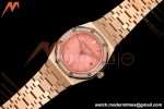 Audemars Piguet - Royal Oak Ladies 77450OR 34mm RG/RG Pink Dial 8F A5800