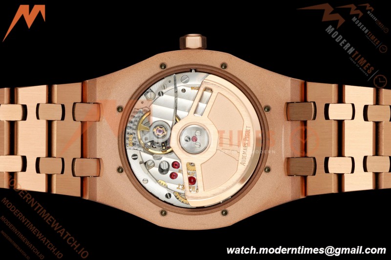 Audemars Piguet - Royal Oak Ladies 77450OR 34mm RG/RG Pink Dial 8F A5800