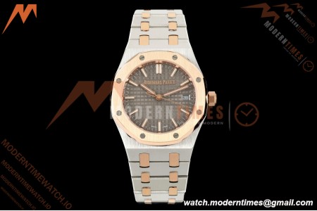 Audemars Piguet - Royal Oak Ladies 77450SR 34mm SS/RG Gray Dial 8F A5800