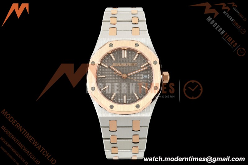 Audemars Piguet - Royal Oak Ladies 77450SR 34mm SS/RG Gray Dial 8F A5800