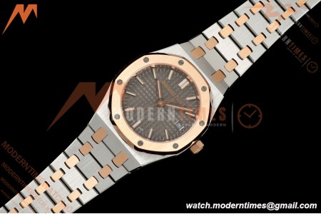 Audemars Piguet - Royal Oak Ladies 77450SR 34mm SS/RG Gray Dial 8F A5800