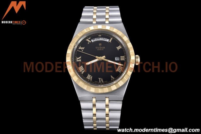 Tudor - Royal 28603 41mm SS/YG Black/Rmn GDF MY8215