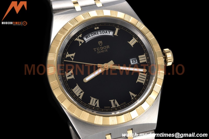 Tudor - Royal 28603 41mm SS/YG Black/Rmn GDF MY8215