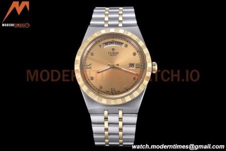 Tudor - Royal 28603 41mm SS/YG Gold/Dia/Rmn GDF MY8215