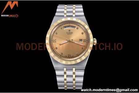 Tudor - Royal 28603 41mm SS/YG Gold/Dia/Rmn GDF MY8215