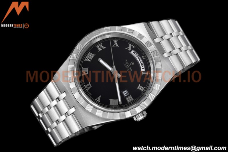 Tudor - Royal 28600 41mm SS/SS Black/Rmn GDF MY8215