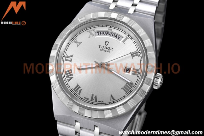 Tudor - Royal 28600 41mm SS/SS Silver/Rmn GDF MY8215