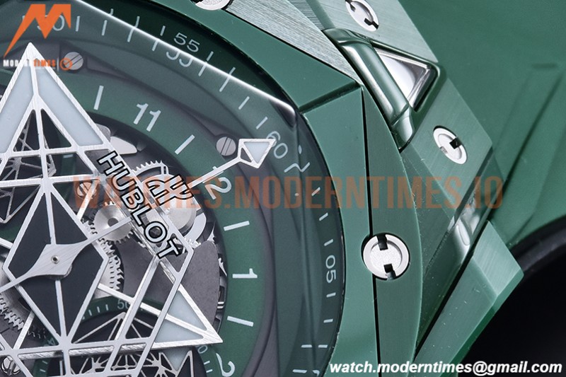 Hublot - Big Bang Sang Bleu II CER/RU Green Ske BBF HUB1240