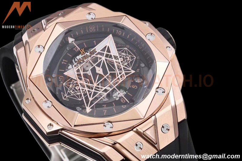 Hublot - Big Bang Sang Bleu II RG/RU Black Ske BBF HUB1240