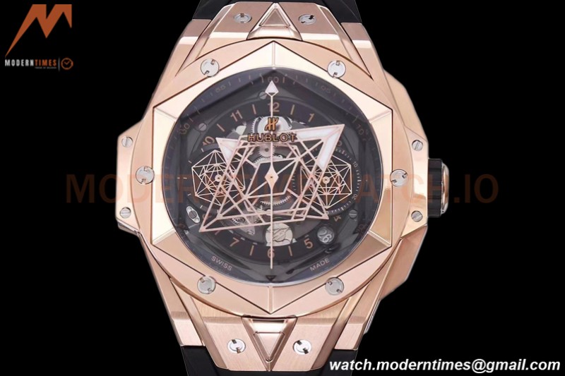 Hublot - Big Bang Sang Bleu II RG/RU Black Ske BBF HUB1240