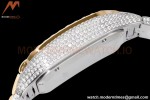 Cartier - Santos De Cartier Mens Automatic 40mm Diamond YG/SS Dia/Ara TWF A2824