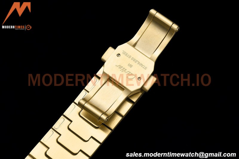 Cartier - Santos De Cartier Automatic 35mm YG/YG White Opaline GF MY9039
