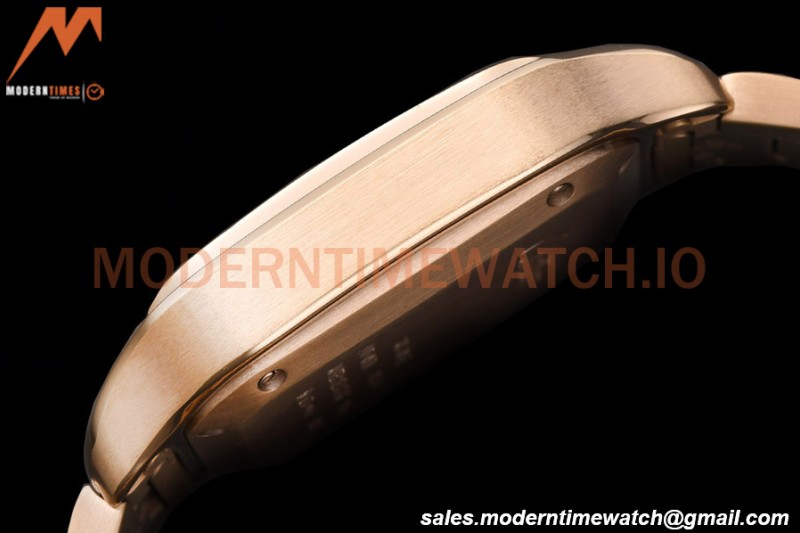 Cartier - Santos De Cartier Automatic 35mm RG/RG White Opaline GF MY9039