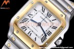 Cartier - Santos De Cartier Automatic 35mm YG/SS White Opaline GF MY9039