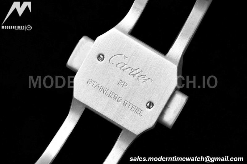Cartier - Santos De Cartier Automatic 35mm YG/SS White Opaline GF MY9039