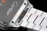 Cartier - Santos De Cartier 35mm Automatic Full Diams SS/SS White BVF MY9039