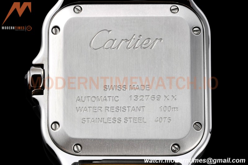 Cartier - Santos De Cartier 35mm Automatic YG/SS White BVF MY9039