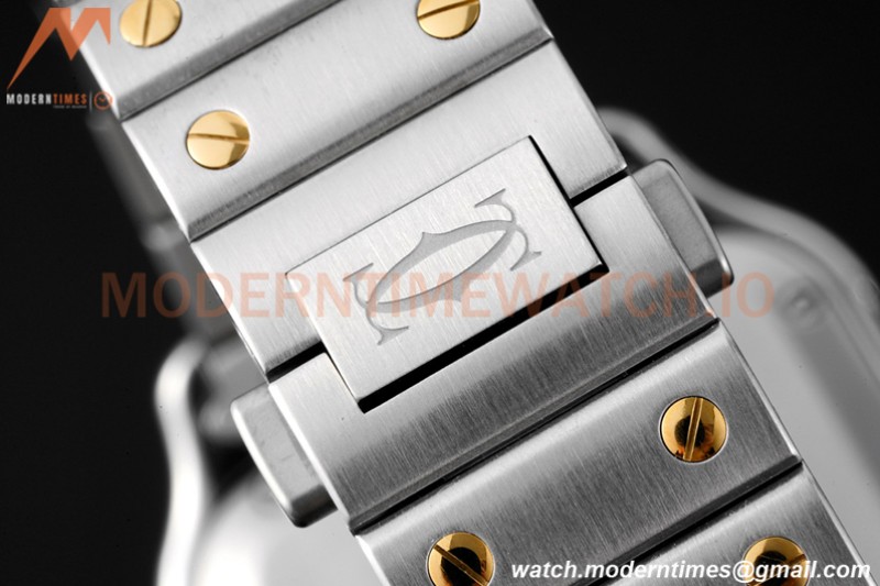 Cartier - Santos De Cartier 35mm Automatic YG/SS White BVF MY9039