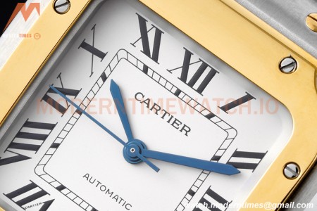 Cartier - Santos De Cartier 35mm Automatic YG/SS White BVF MY9039