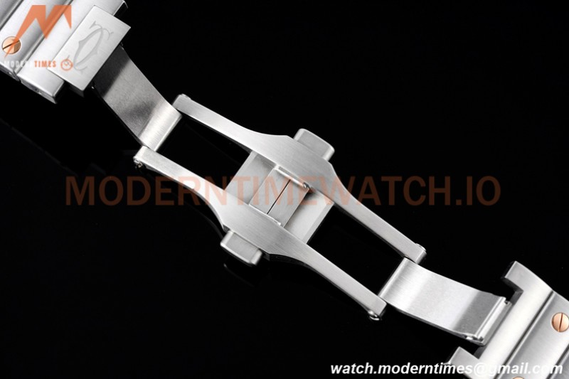 Cartier - Santos De Cartier 35mm Automatic RG/SS White BVF MY9039