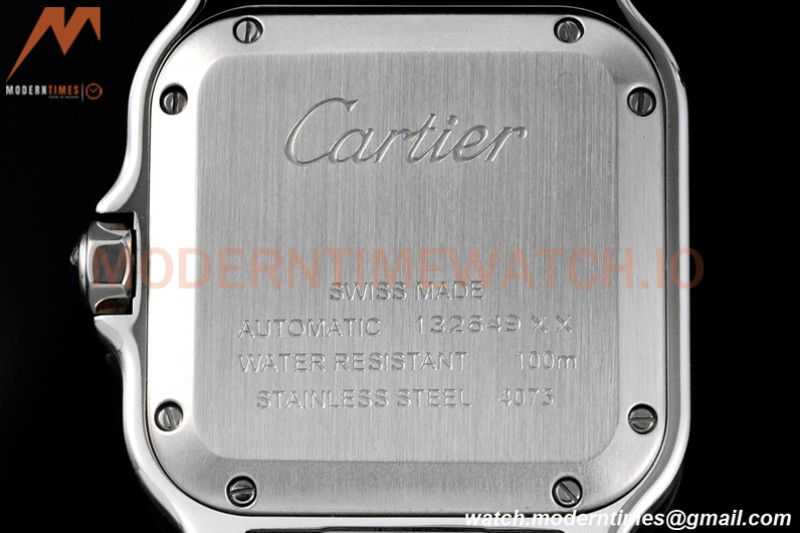Cartier - Santos De Cartier 35mm Automatic RG/SS White BVF MY9039