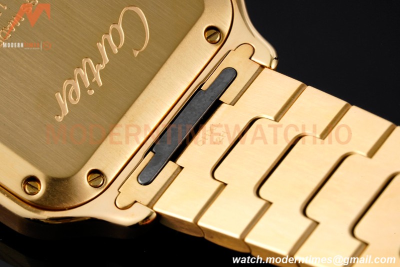 Cartier - Santos De Cartier 35mm Automatic YG/YG White BVF MY9039