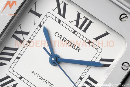 Cartier - Santos De Cartier 35mm Automatic SS/SS White BVF MY9015