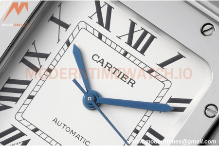 Cartier - Santos De Cartier 35mm Automatic SS/SS White BVF MY9015