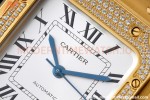 Cartier - Santos De Cartier 35mm Automatic Diams YG/YG White BVF MY9039