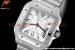 Cartier - Santos De Cartier 35mm Automatic SS/SS White AF MY9015