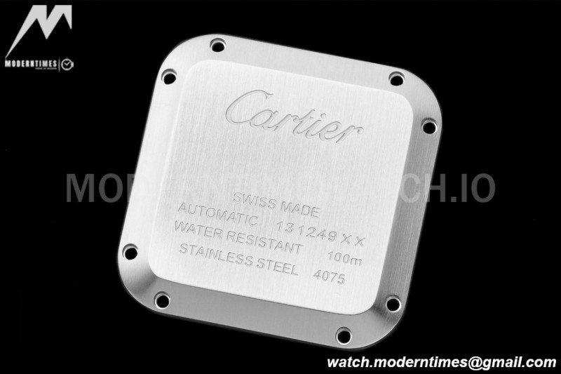 Cartier - Santos De Cartier 35mm Automatic SS/SS White AF MY9015