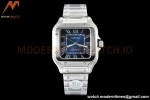 Cartier - Santos De Cartier 35mm Automatic SS/SS Blue Gradient BVF MY9039