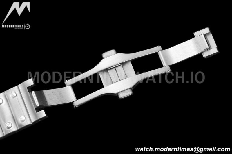 Cartier - Santos De Cartier 35mm Automatic SS/SS Blue Gradient BVF MY9039