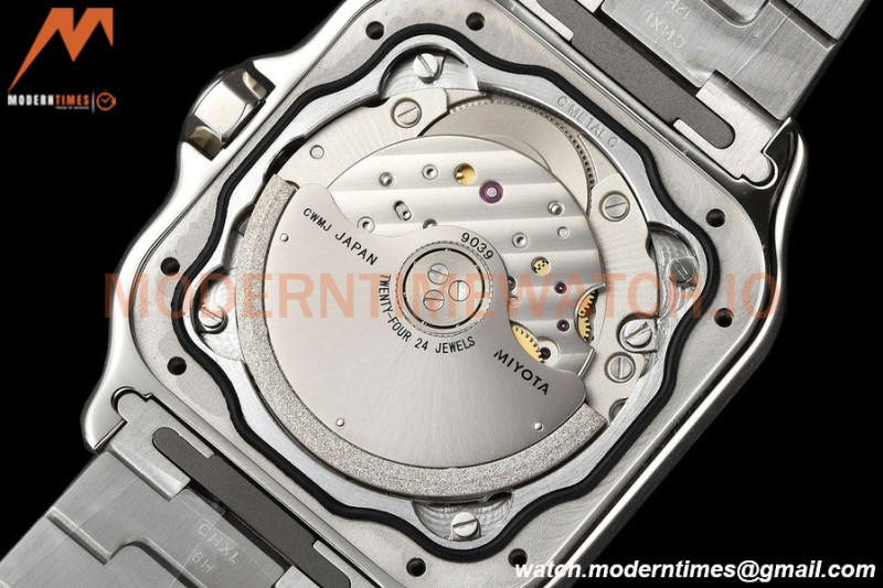 Cartier - Santos De Cartier 35mm Automatic SS/SS Blue Gradient BVF MY9039