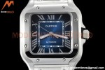 Cartier - Santos De Cartier 35mm Automatic SS/SS Blue Gradient BVF MY9039