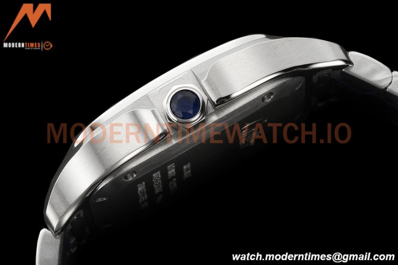 Cartier - Santos De Cartier 35mm Automatic SS/SS Blue Gradient BVF MY9039