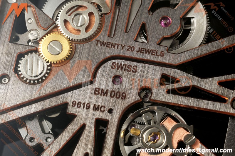 Cartier - Santos De Cartier Skeleton WHSA0016 RG/RG Skeleton Dial RF 9611MC