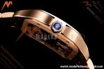 Cartier - Santos De Cartier Skeleton WHSA0016 RG/RG Skeleton Dial RF 9611MC