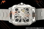 Cartier - Santos De Cartier Skeleton WHSA0019 SS/YG Skeleton Dial RF 9611MC