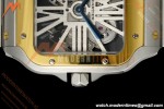 Cartier - Santos De Cartier Skeleton WHSA0019 SS/YG Skeleton Dial RF 9611MC
