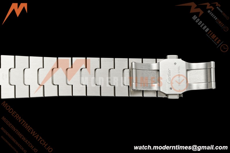 Cartier - Santos De Cartier Skeleton WHSA0027 SS/PVD Black Skeleton Dial RF 9611MC