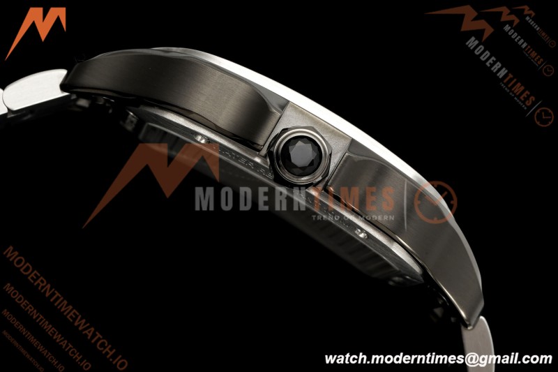 Cartier - Santos De Cartier Skeleton WHSA0027 SS/PVD Black Skeleton Dial RF 9611MC