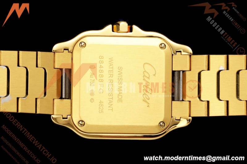 Cartier - Santos De Cartier 27mm YG/YG Silver Dial 8848F Quartz