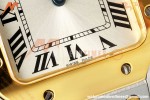 Cartier - Santos De Cartier 27mm SS/YG Silver Dial 8848F Quartz